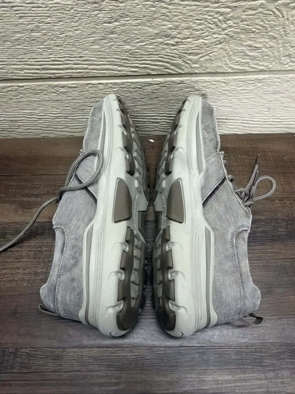 Skechers Oxford Mens Relaxed Fit Memory Foam Lace Up Shoes Size 9